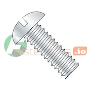 NEWPORT FASTENERS #6-32 x 7/16 in Slotted Round Machine Screw, Zinc Plated Steel, 10000 PK 481811